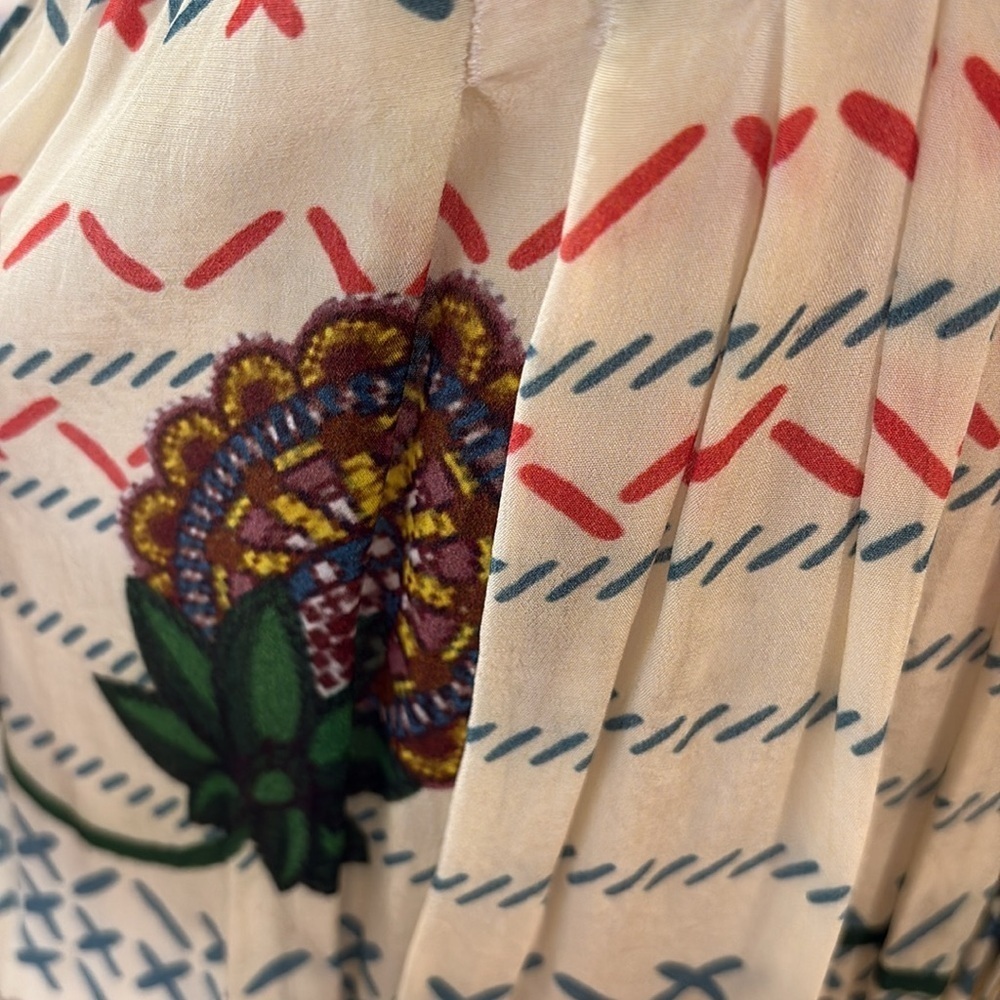 Benares sleeveless patterned top. Size S - Picture 4 of 8